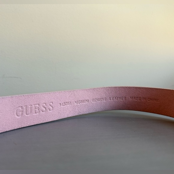 Guess Y2K Pink G studded Belt - Picture 2 of 4